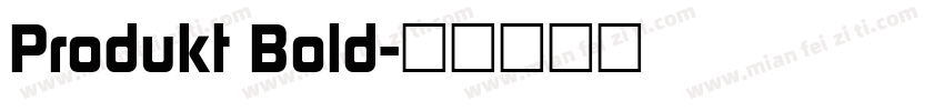 Produkt Bold字体转换